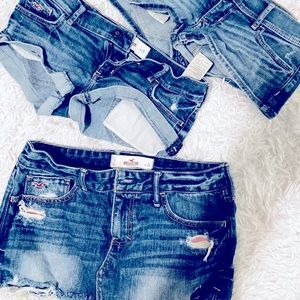 Denim shorts & skirts